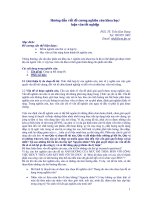 Hướng dẫn viết đề cương luận văn tốt nghiệp