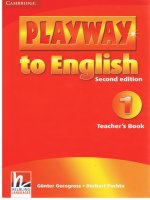 Playway to english 1 teacher s book 2nd ed 