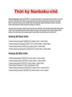 Lịch sử nhật bản thời kỳ nanboku 