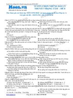 Tuyển chọn 178 bài lý thuyết trọng tâm môn sinh học