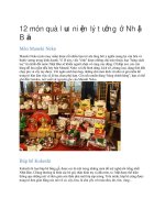 Du lịch nhật bản 12 món quà lưu niệm lý tưởng ở nhật bản 