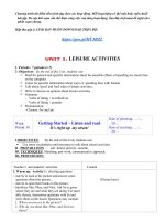 e 8 Unit 01 Leisure Activities Lesson 1 (luu)