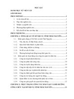 Công tác đào tạo và bồi dưỡng công chức tại sở nội vụ tỉnh thái nguyên thực trạng và giải pháp