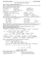 BÀI TẬP CHƯƠNG NITƠ – PHOTPHO