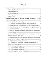 Công tác đào tạo,bồi dưỡng viên chức tại trường đại học tài nguyên và môi trường hà nội