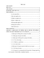 Đào tạo và bồi dưỡng cán bộ, công chức cấp xã tại huyện yên bình, tỉnh yên bái