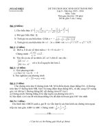 ĐỀ THI HSG TOÁN 9 NĂM 2016