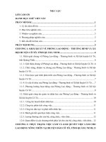 Giải quyết việc làm cho lao động nông thôn tại huyện đảo cô tô, tỉnh quảng ninh