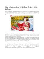 Giới thiệu văn hóa âm nhạc nhật bản enka 