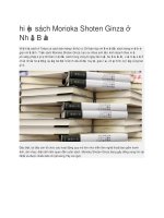 Du lịch nhật bản hiệu sách morioka shoten ginza ở nhật bản 