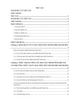 Công tác đào tạo và bồi dưỡng cán bộ công chức của UBND thành phố thanh hóa tỉnh thanh hóa