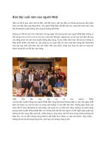 Bữa tiệc cuối năm của người nhật 