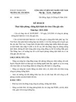 ke hoạch zika trong trường mầm non