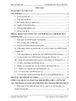 Công tác quản lý, đào tạo, bồi dưỡng CBCC cấp cơ sở (xã, thị trấn) của huyện chương mỹ, thành phố hà nội