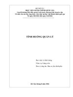 Tiểu luận Quản lý nhà nước