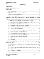 Hoàn thiện công tác văn thư – lưu trữ tại trường đại học nội vụ