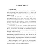 QUÁ TRÌNH SẢN XUẤT  ANDEHIT AXETIC