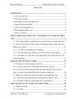 Công tác văn thư lưu trữ tại công ty TNHH phúc tiến