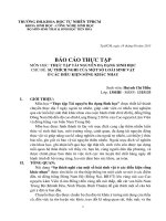 [TT] BÁO CÁO CÁ NHÂN