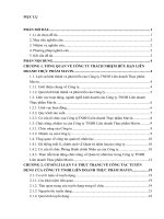 Thực trạng và giải pháp nâng cao hiệu quả công tác tuyển dụng nhân lực của công ty trách nhiệm hữu hạn liên doanh thực phẩm mavin