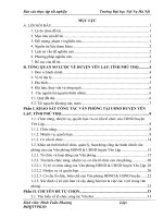 Công tác văn phòng tại văn phòng HĐND  UBND huyện yên lập