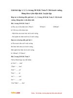 Giải bài tập trang 28, 29 SGK Toán 5: Mi-li-mét vuông - Bảng đơn vị đo diện tích - Luyện tập