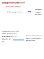 Chương 8 QUÁ TRÌNH hấp THỤ VÀ THIẾT BỊ hấp THỤ