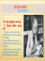 Tuyen ngon doc lap Phan 1: Tac gia Ho Chi Minh