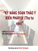 Ky nang soan thao thu tu van