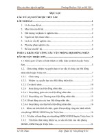 Khảo sát công tác văn phòng, tìm hiểu về tổ chức hoạt động của hội đồng nhân dân huyện TRIỆU SƠN