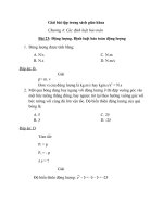 Giải bài tập trong sách giáo khoa