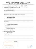 Vo ghi bai hoc & Bai tap VAT LI 11 (HS)