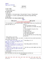 Giáo án KHTN 6 Bài 1