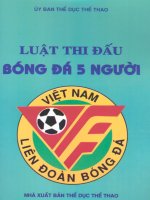 Luật thi đấu bóng đá 5 người 