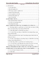 Công tác văn phòng công ty cổ phần đầu tư xây dựng hạ tầng và giao thông INTRACOM