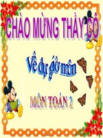 Bài giảng Toán 2 bài 6 Cộng với một số 6+5 