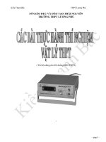 thực hành thí nghiệm vật lý bồi dưỡng học sinh giỏi THPT