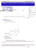 VẤN ĐỀ 2 CÁC ĐẶC TRƯNG