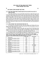 sơ lược về tình hình phát triển công nghiệp việt nam