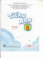 SÁCH THÍ ĐIỂM TIẾNG ANH 5 (TẬP 1)
