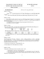 Đề thi, đáp án (đề xuất) trại hè hùng vương lần thứ XII năm 2016 môn hóa 10 trường THPT chuyên lê QUÝ đôn LAI CHÂU 