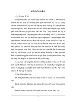 Đề tài Giải pháp nhằm phát triển chăn nuôi bò sữa ở tỉnh Hà Tây