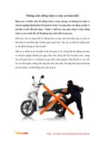 Những cách chống trộm xe máy an toàn nhất