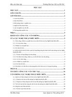 Công tác văn thư tại văn phòng cục nghệ thuật biểu diễn