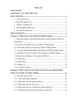 Thực trạng, giải pháp nâng cao công tác đào tạo, bồi dưỡng cán bộ công chức cấp xã của xã hồng minh, huyện hưng hà, tỉnh thái bình