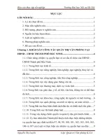 Công tác văn thư tại HĐND UBND thành phố bắc ninh