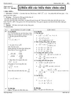 giáo án ôn thi vào lớp 10 môn Toán