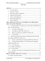 Công tác văn phòng UBND thị xã phúc yên, tỉnh vĩnh phú