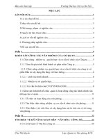 Công tác giao tiếp văn hóa công sở tại công ty CP đầu tư xây dựng hạ tầng và giao thông