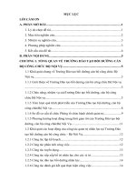 Nâng cao chất lượng công tác đào tạo, bồi dưỡng cán bộ, công chức tại trường đào tạo bồi dưỡng cán bộ công chức bộ nội vụ